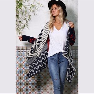 The ISABEL Asymmetric Wrap Cardigan